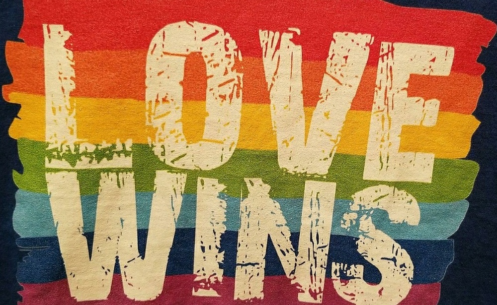 Vintage Love Wins Shirt / Rainbow Shirt